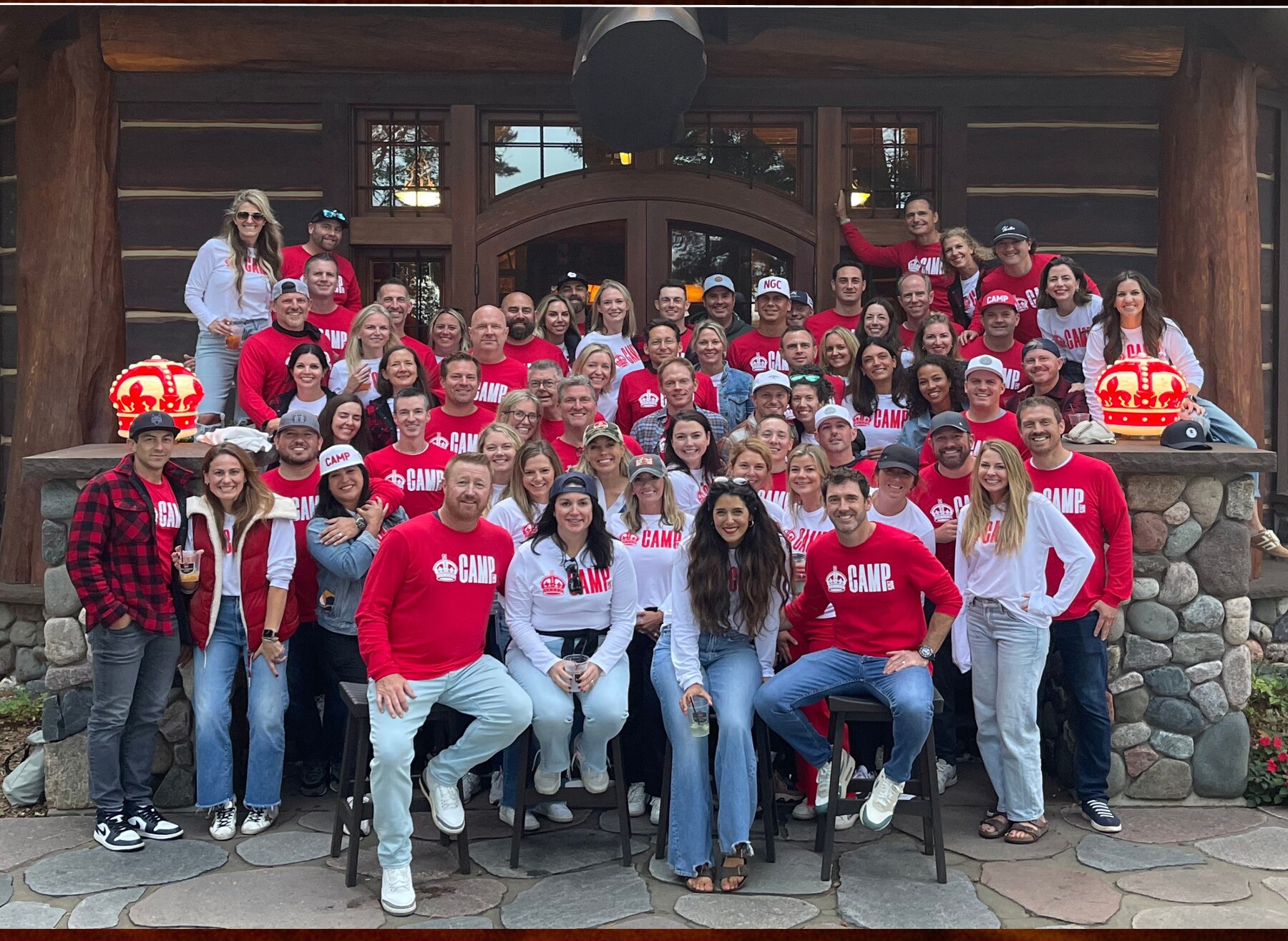 Camp 2026 group at Red Crown Lodge